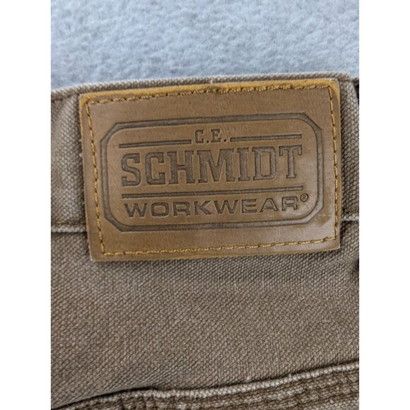 CE Schmidt Workwear Pants Mens Size 36x30 Tan Panters Pants Straight Leg - Picture 13 of 16
